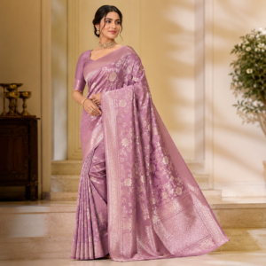 Fancy Saree- Onion Pink