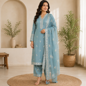 Dresses 3-Piece Set Blue